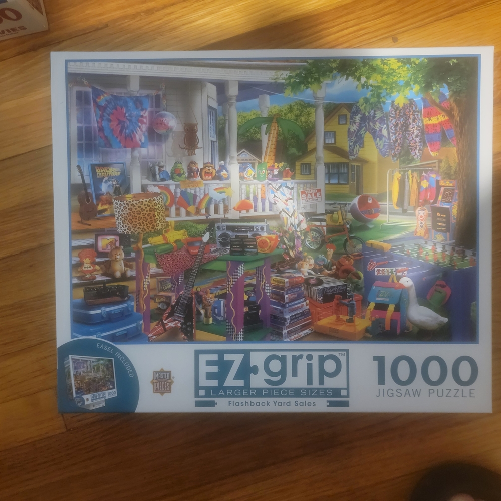 EZ-grip 1000 Piece Jigsaw Puzzle - Flashback Yard Sales